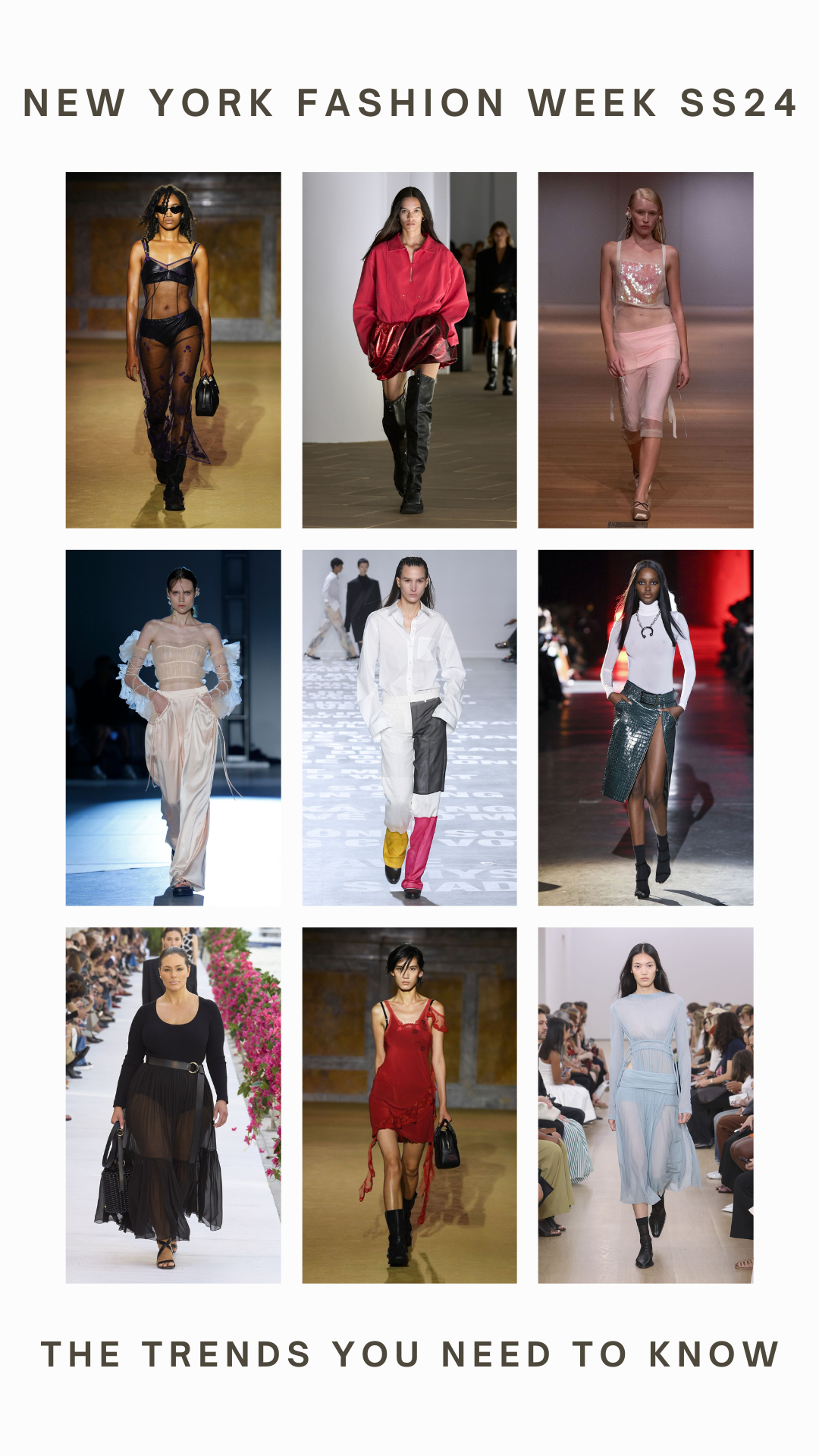 New York Fashion Week SS24 Recap: The Trends You Need to Know