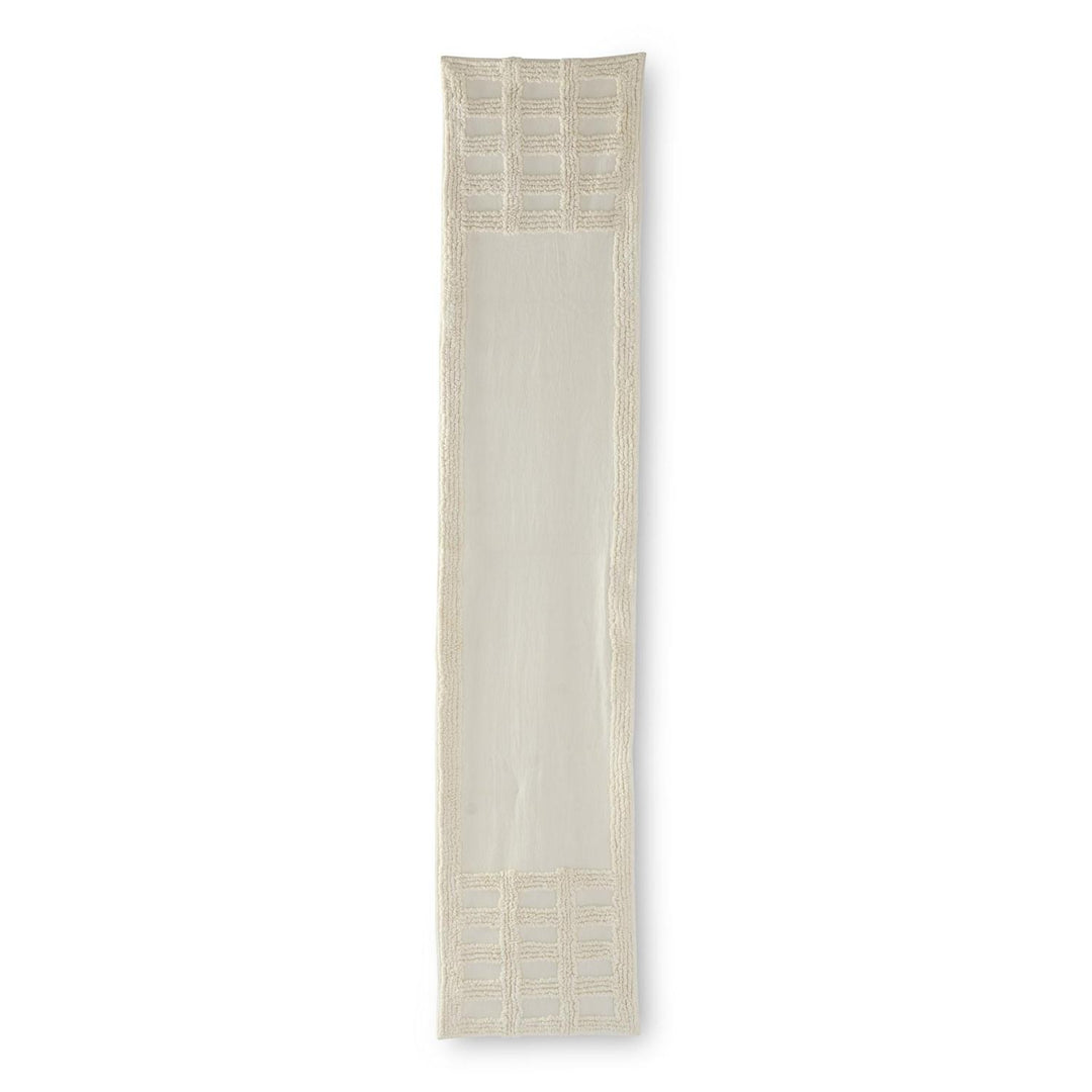 Cream Knit Table Runner 72"