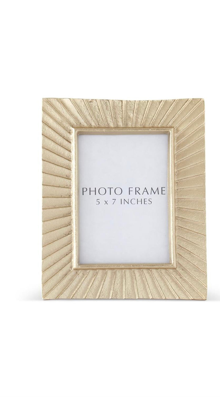 Gold Metal Embossed Frame
