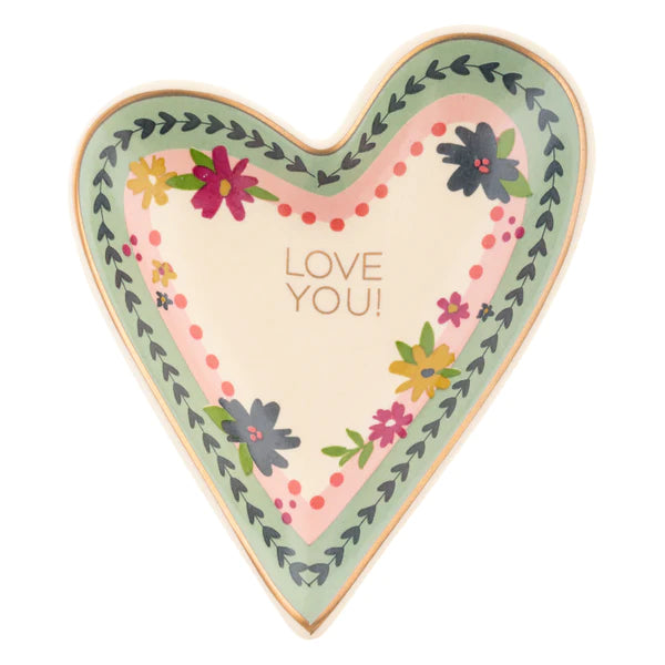 "Love You" Heart Trinket Dish - Madison's Niche