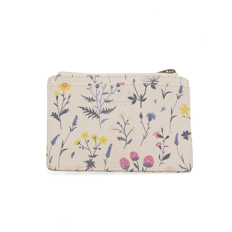 Penny Mini Travel Wallet in Neutral Floral