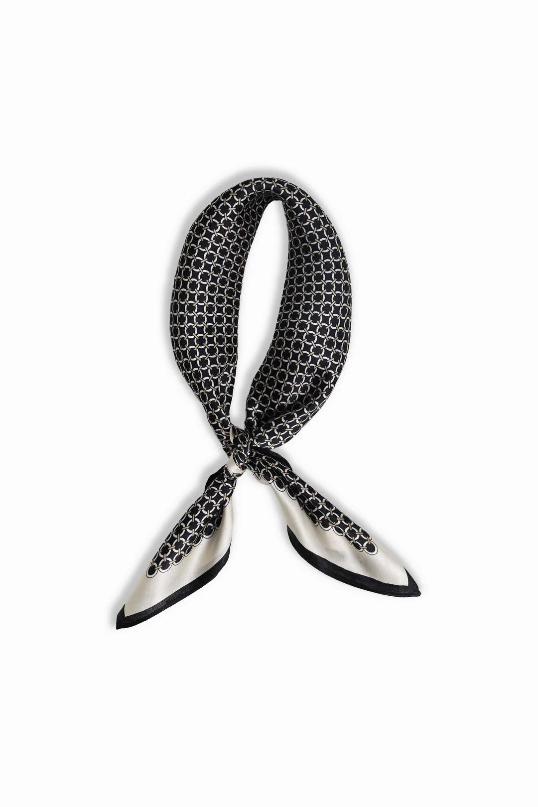 Heritage Silk Bandana in Black Madison's Niche Madison's Niche