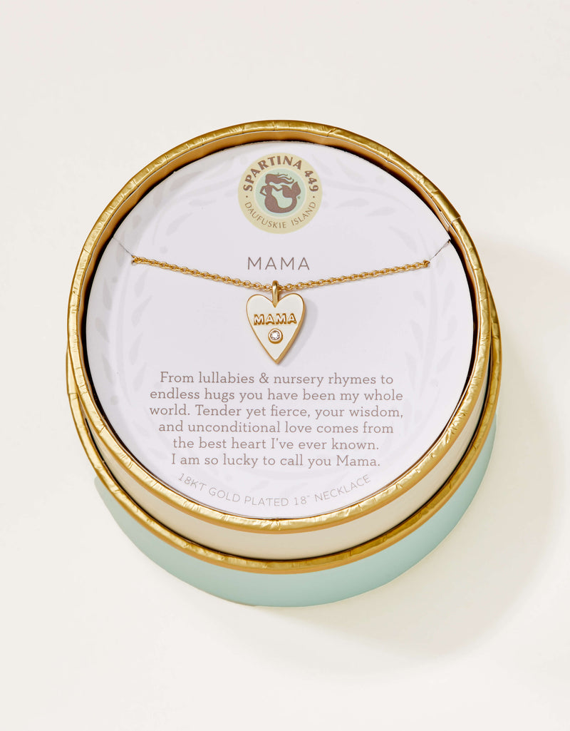Mama Necklace in Gold