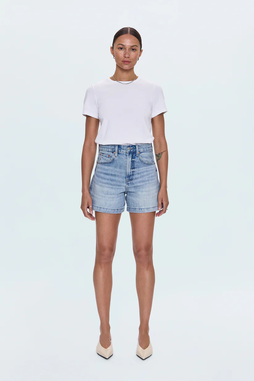 SAIGE HIGH RISE BLUSH SHORTS main image 1