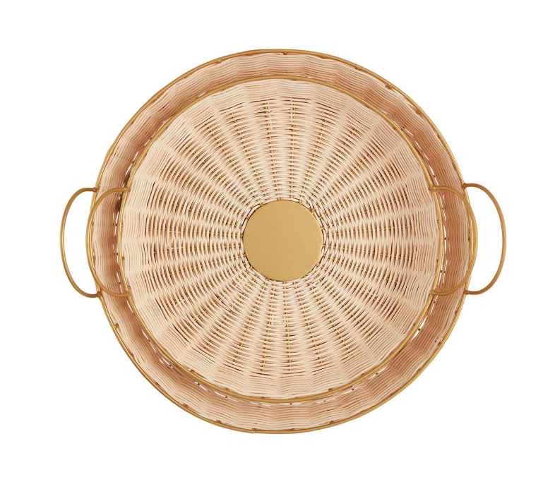 Round Woven Tray