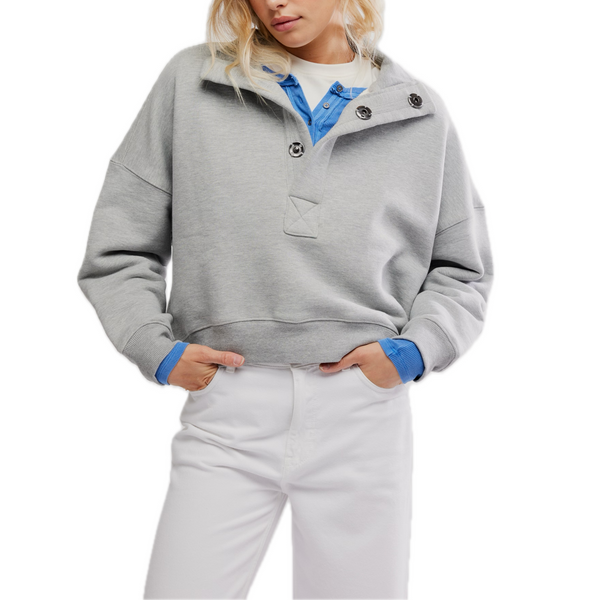 Timeless Pullover in Heather Grey Madison's Niche