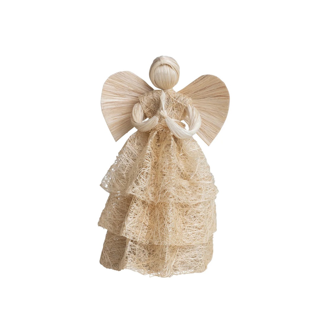 Abaca Angel Tree Topper - Madison's Niche