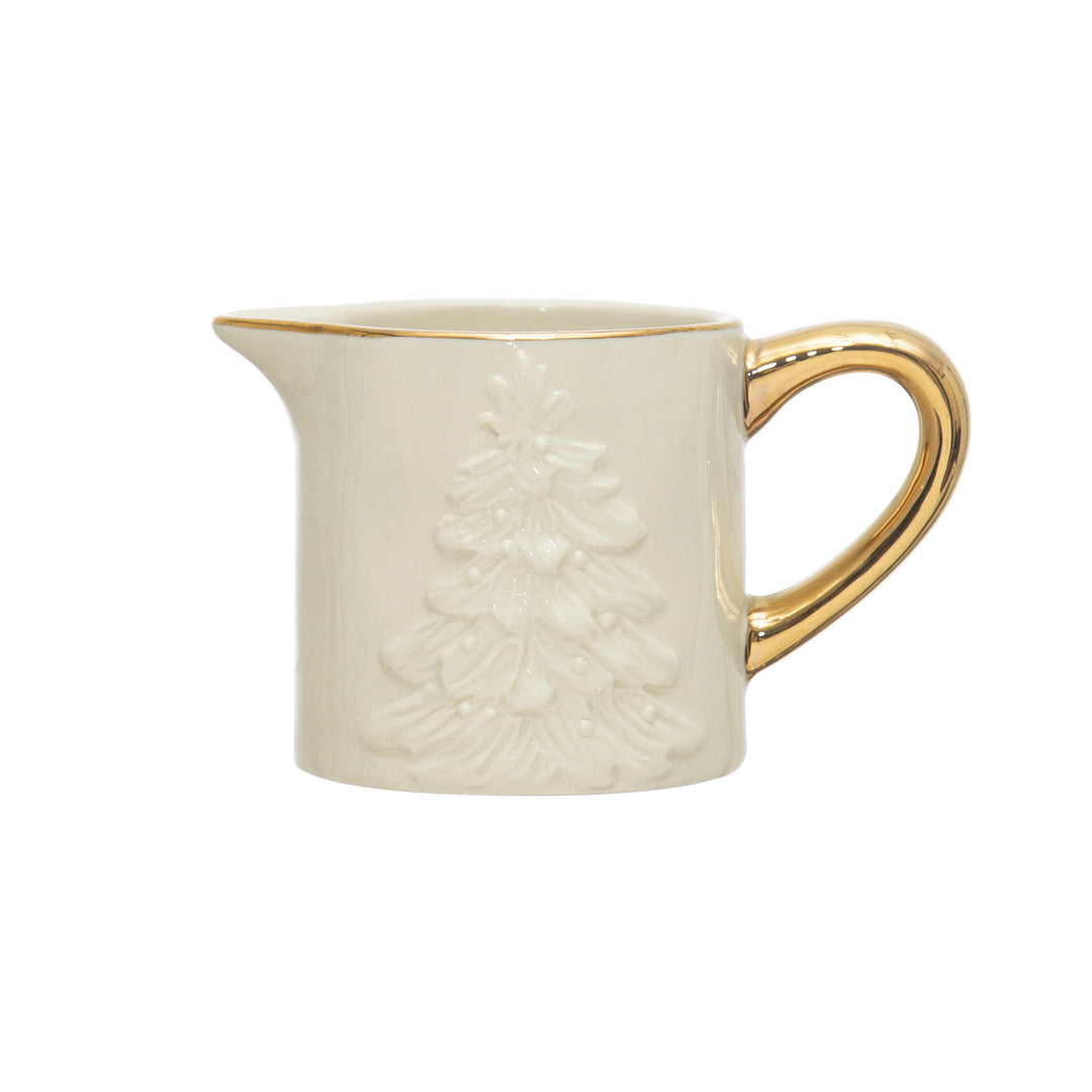 Cream & Gold Tree Creamer - Madison's Niche
