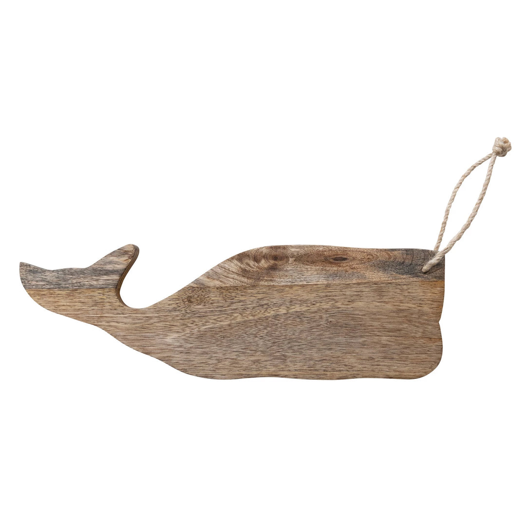 Whale Mango Wood Board - Madison's Niche 