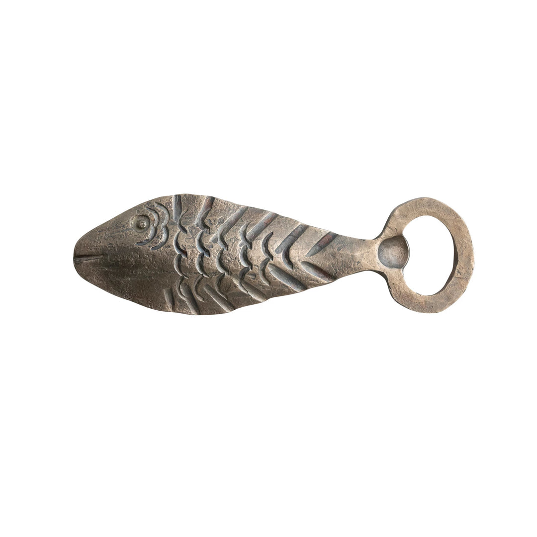 Brass Fish Bottle Opener - Madison's Niche 