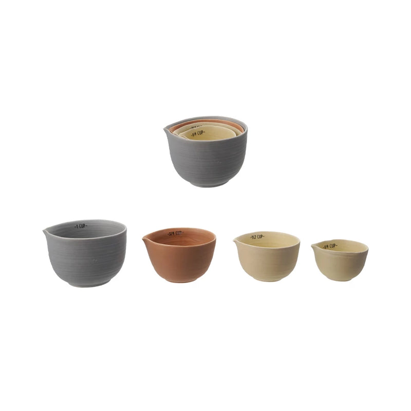 Set of 4 Matte Measuring Cups