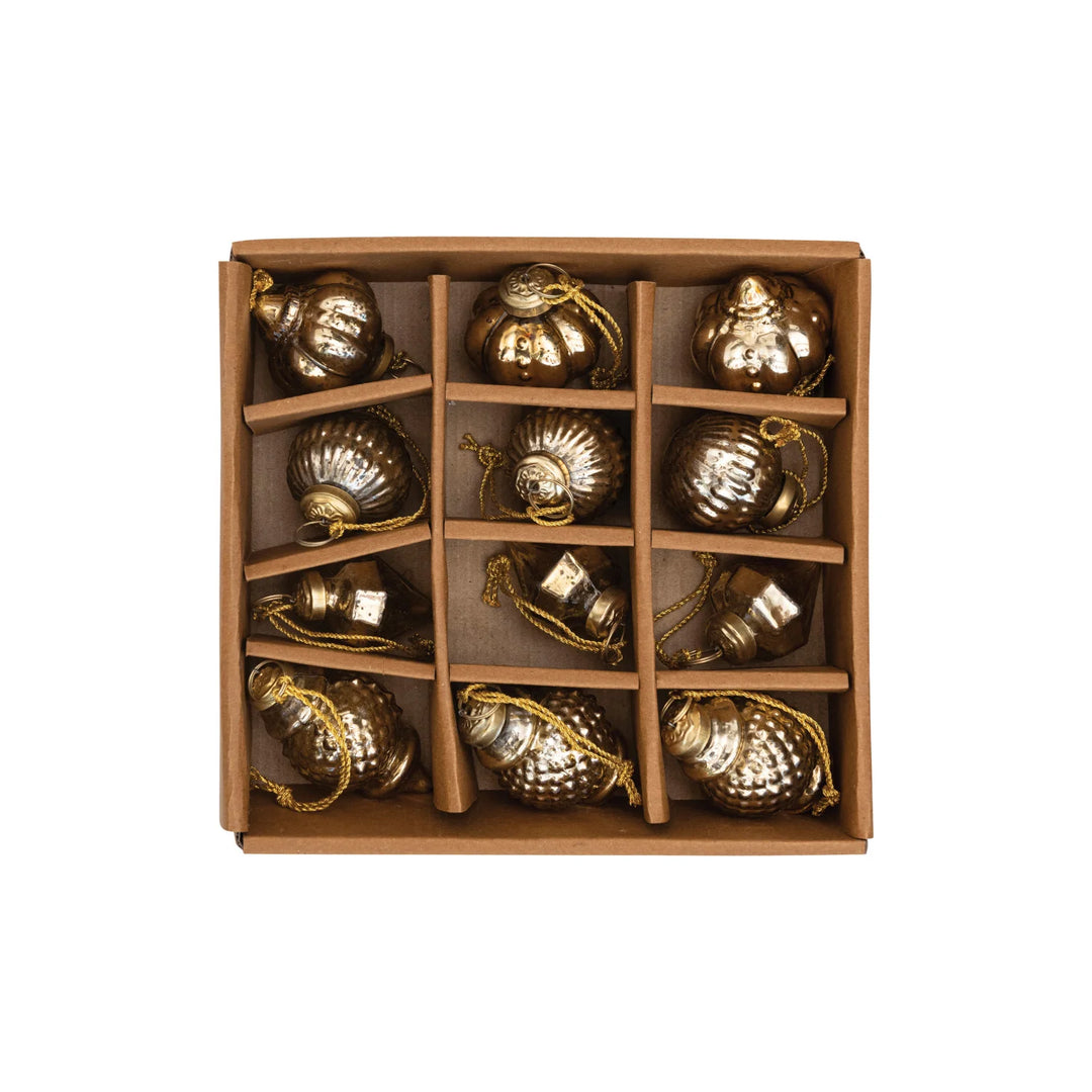 Gold Boxed Ornaments - Madison's Niche