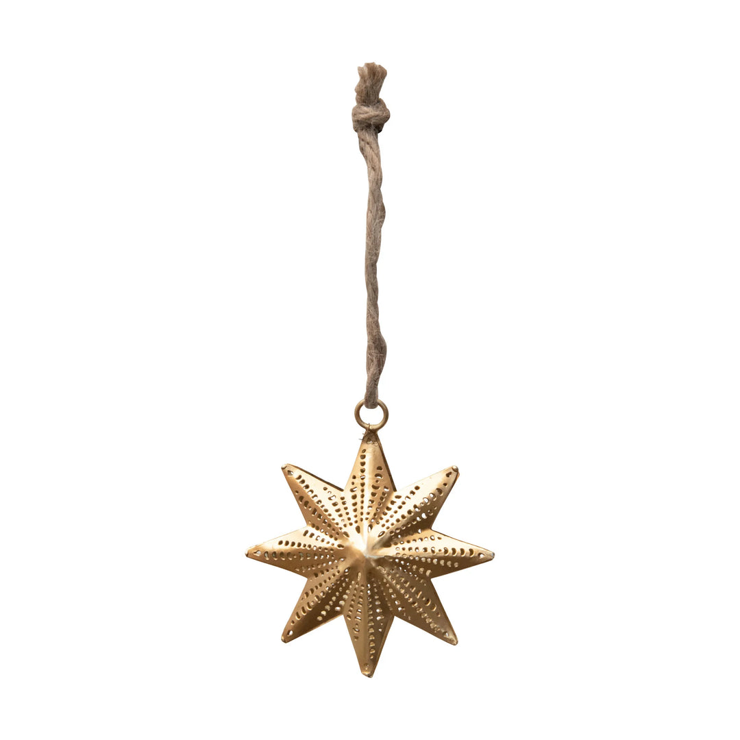 Gold Star Ornament - Madison's Niche