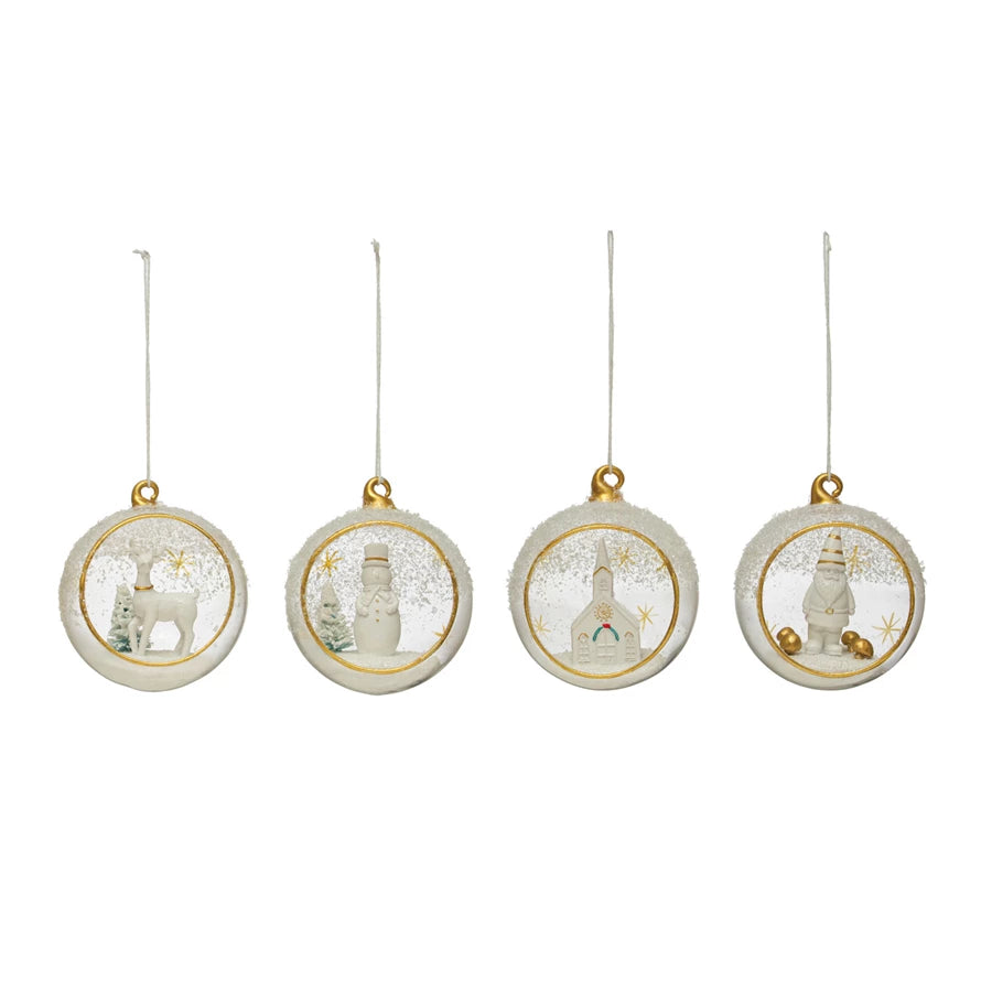 Holiday Icon Glass Ornament - Madison's Niche