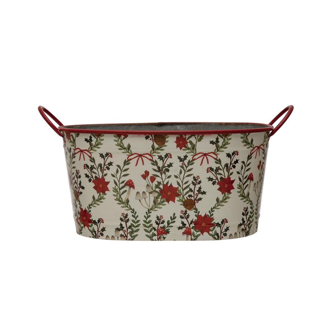 Holiday Metal Bucket - Madison's Niche