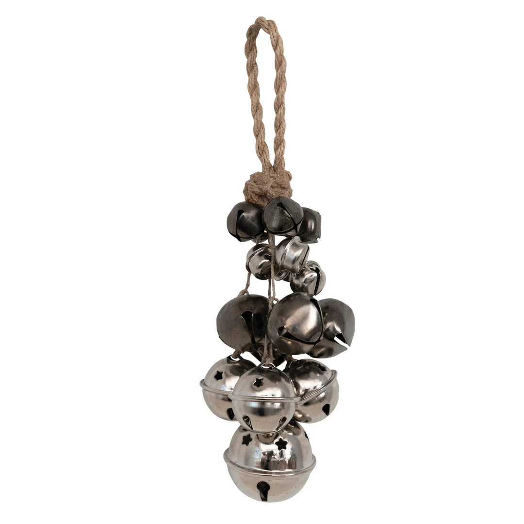 Silver Jingle Bells Ornament - Madison's Niche