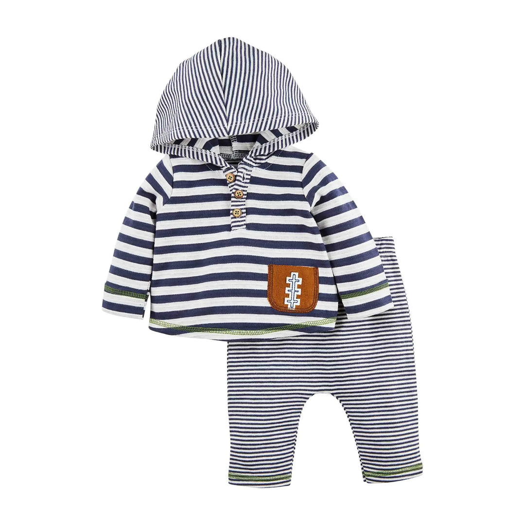 Striped Football Two-Piece Set - Madison's Niche 