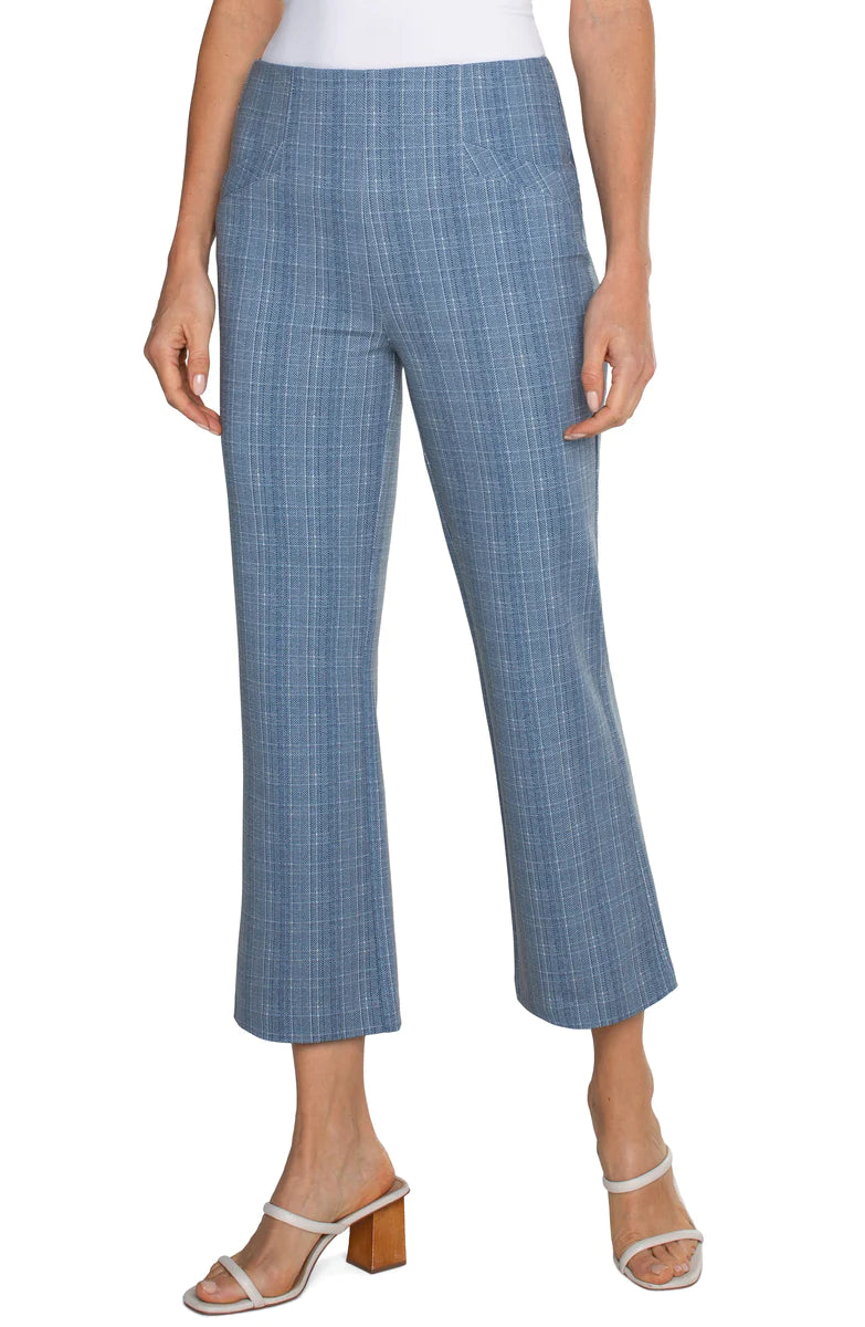 Stella Plaid Kick Flare Trousers
