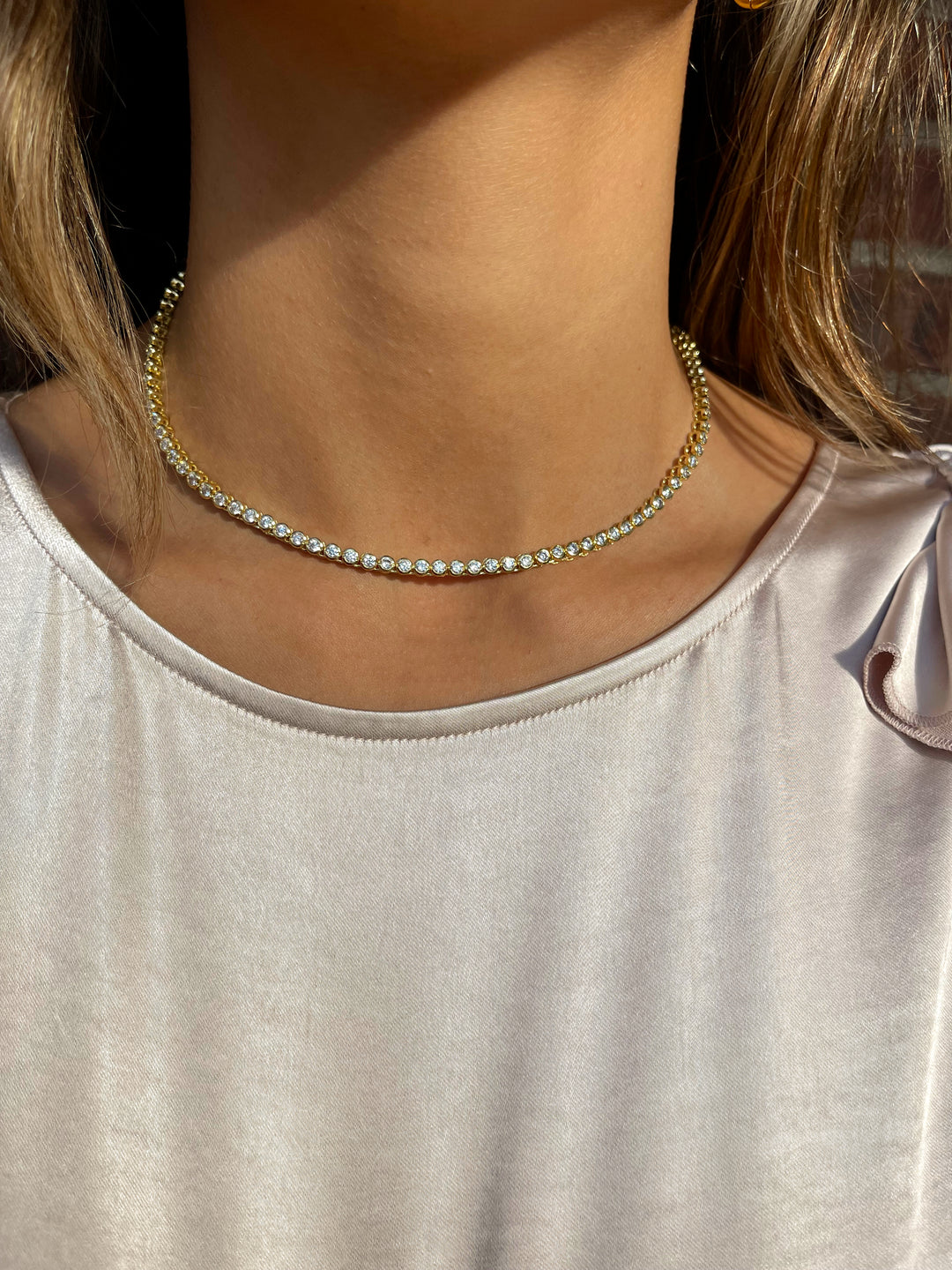 CZ Tennis Necklace - Madison's Niche