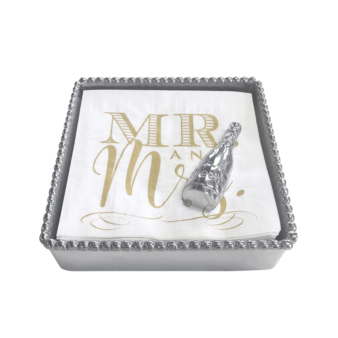 Champagne Napkin Box - Madison's Niche 