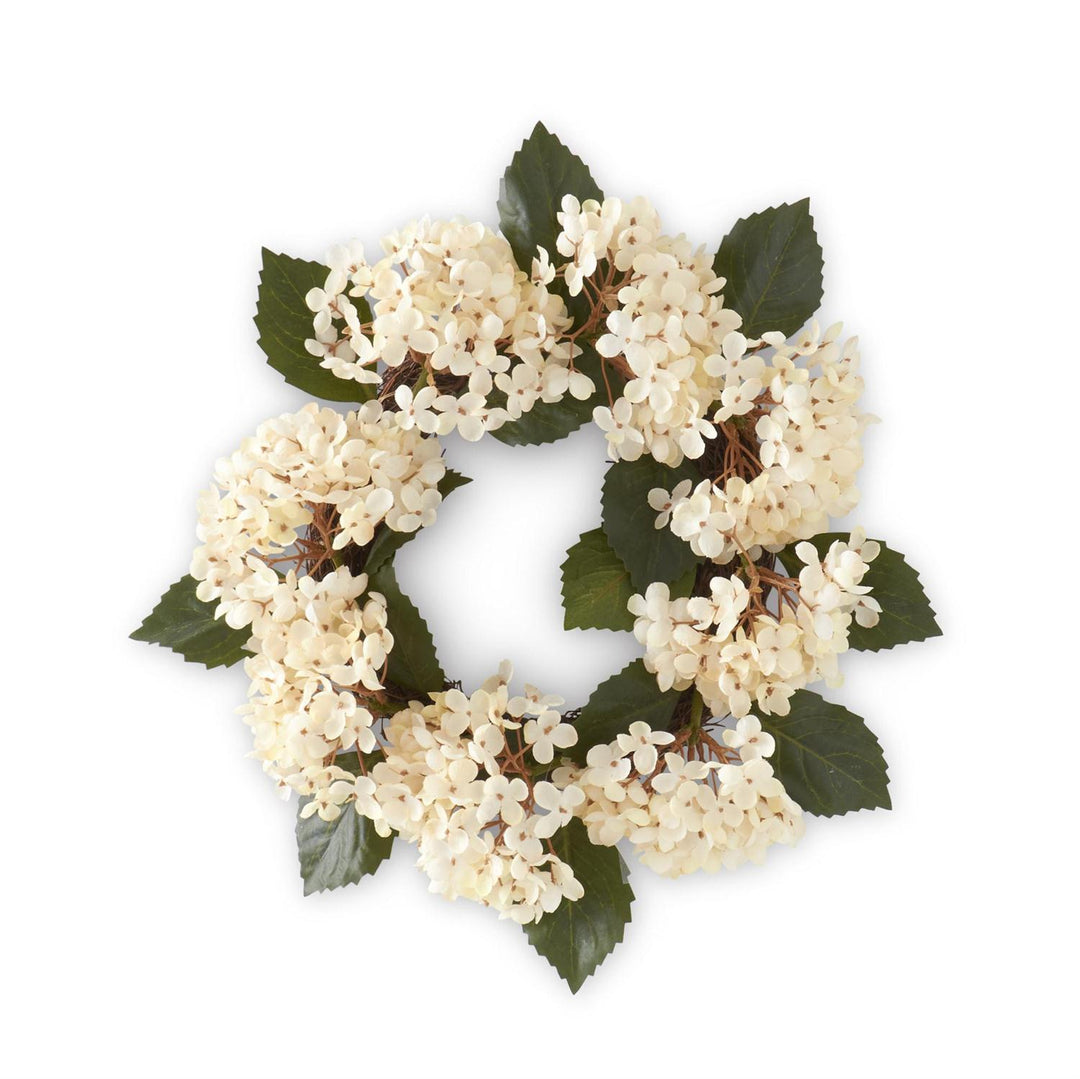 Cream Hydrangea Wreath - Madison's Niche