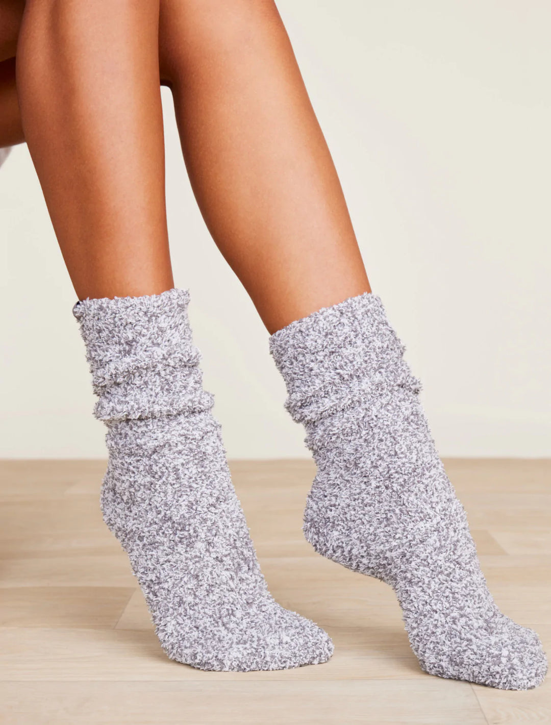 CozyChic Heathered Socks in Graphite - Madison's Niche