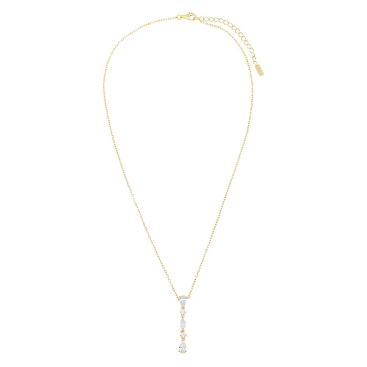 Multi Shape Drop Necklace - Madison's Niche 