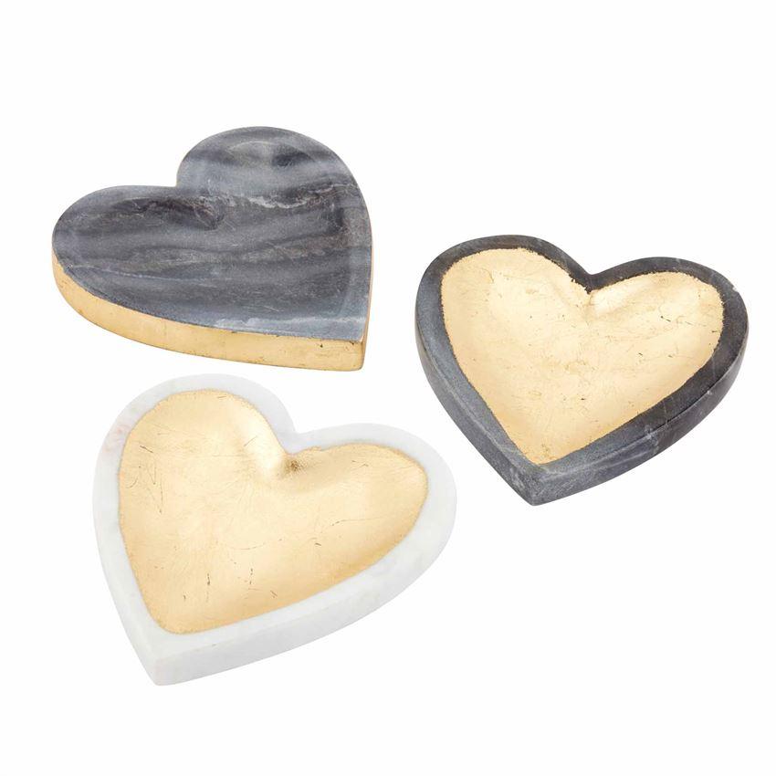 Marble Heart Tray - Madison's Niche 