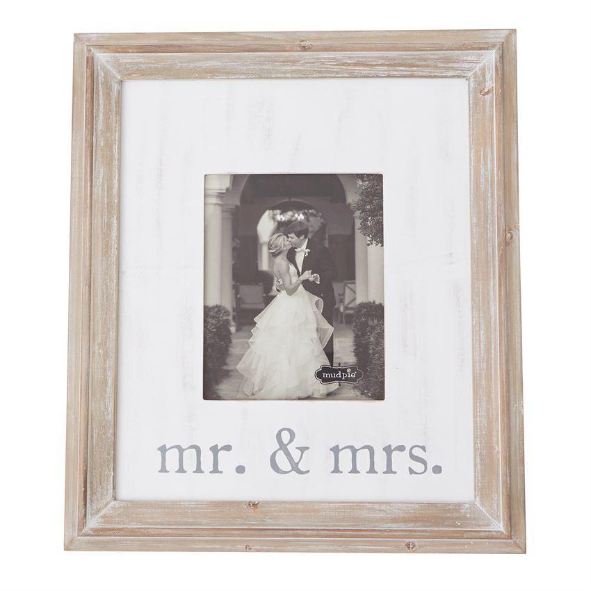 MUD PIE Newlyweds Wood Frame