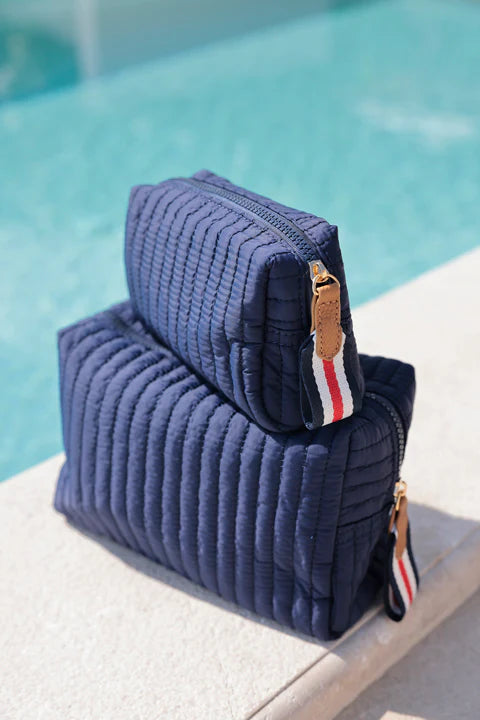 Ezra Small Pouch in Navy