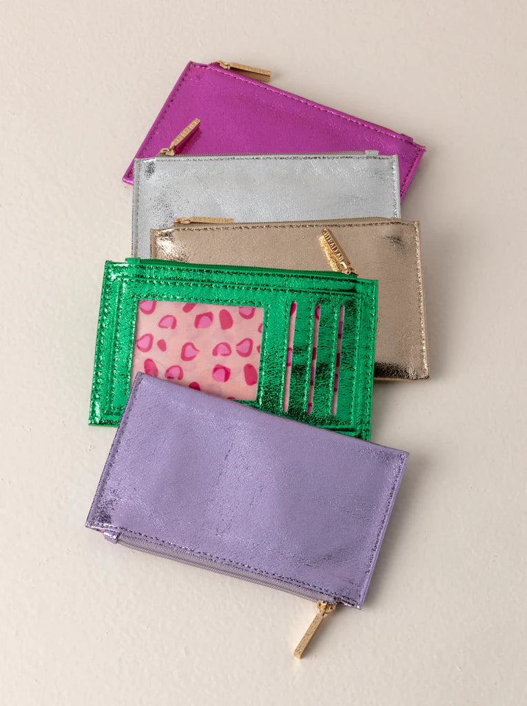 Sklyer Card Holder in Silver - Madison's Niche 