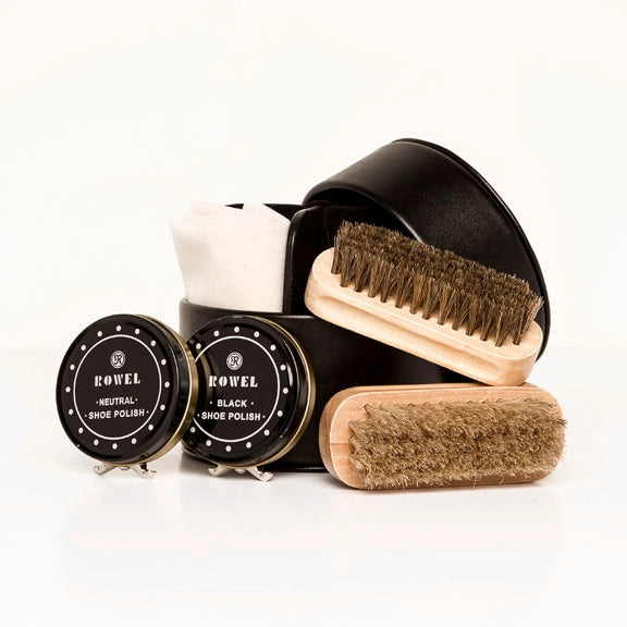 Black Shoe Shine Kit - Madison's Niche 