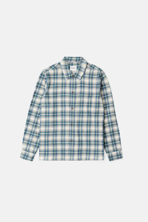 Sur Long Sleeve Flannel in Natural Madison's Niche 