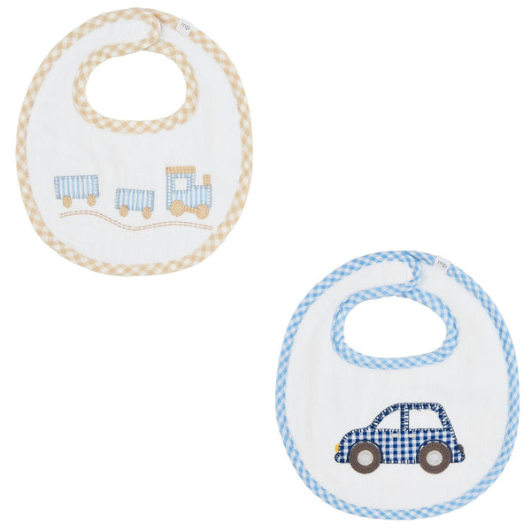 Blue Applique Bib Madison's Niche 