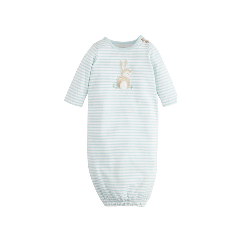 Blue Stripe Bunny Gown