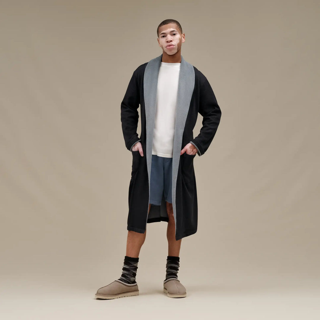 Robinson Robe in Black Heather - Madison's Niche 