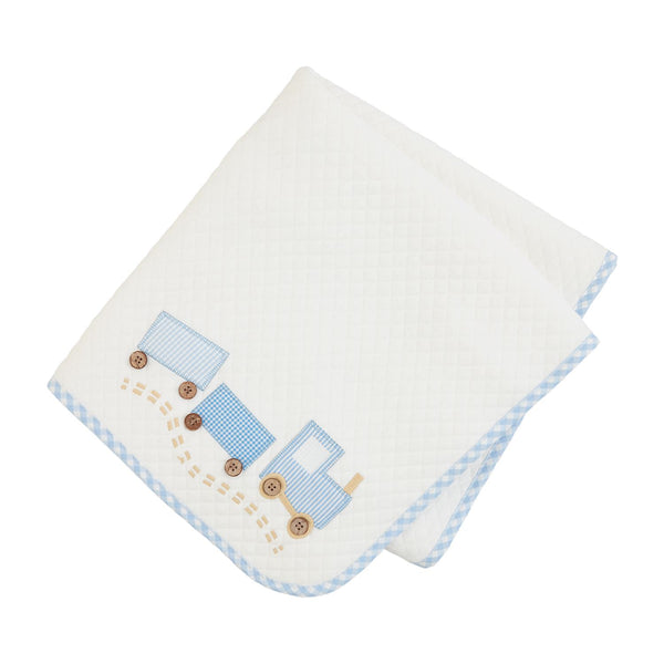 Train Quilted Blanket - Madison's Niche 