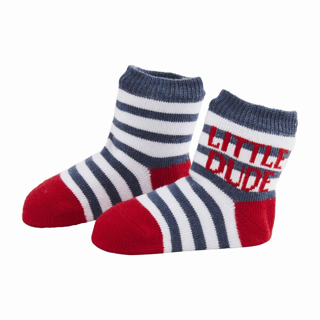 Little Dude Striped Socks