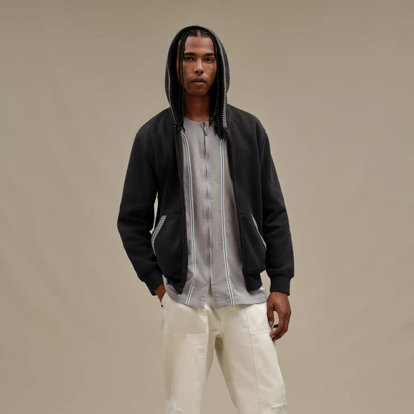 Tasman Full Zip Hoodie in Tar Madison's Niche 