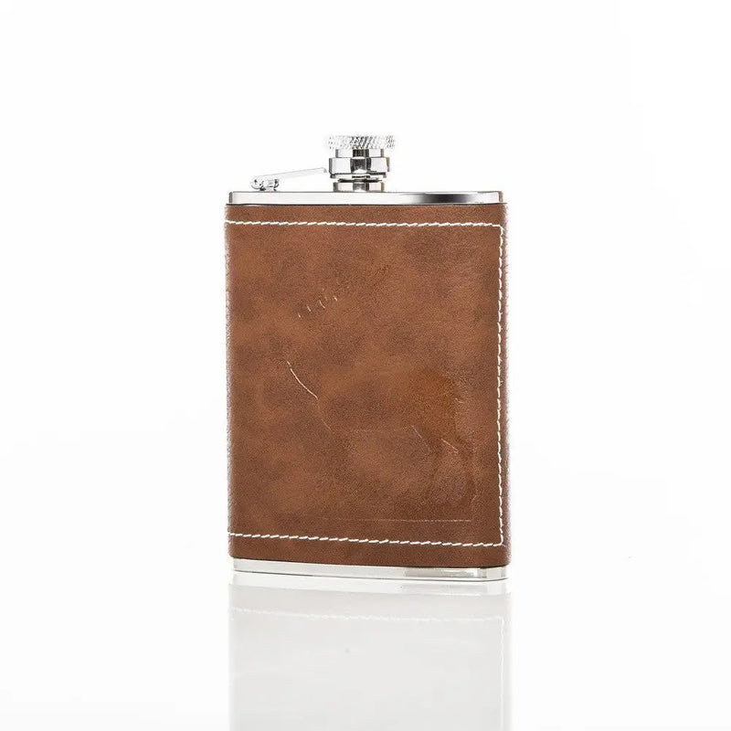 Deer Stamped Flask - Madison's Niche 