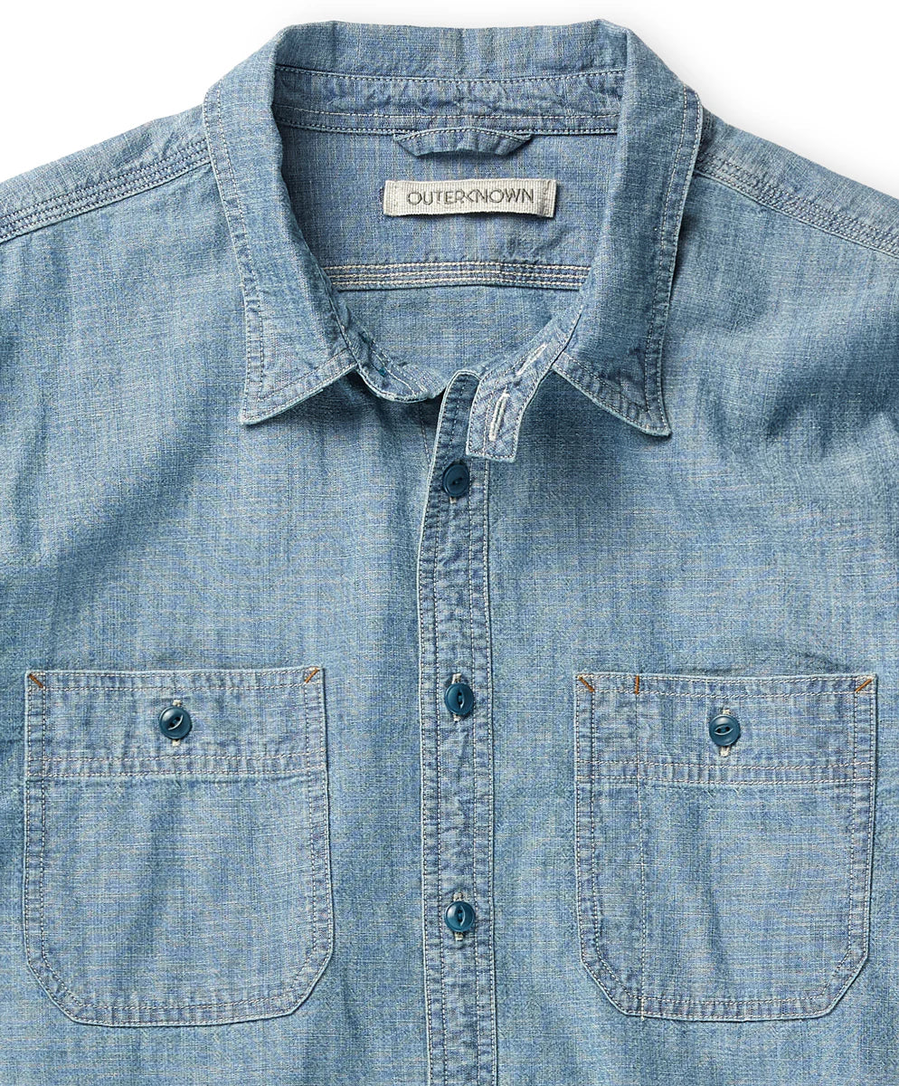 Chambray Utility Shirt | Madison's Niche Chambray Utility Shirt | Madison's Niche