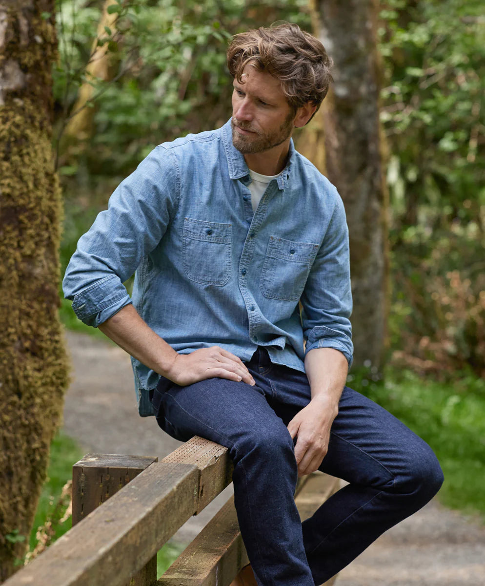 Chambray Utility Shirt | D.K. Brothers – Madison's Niche