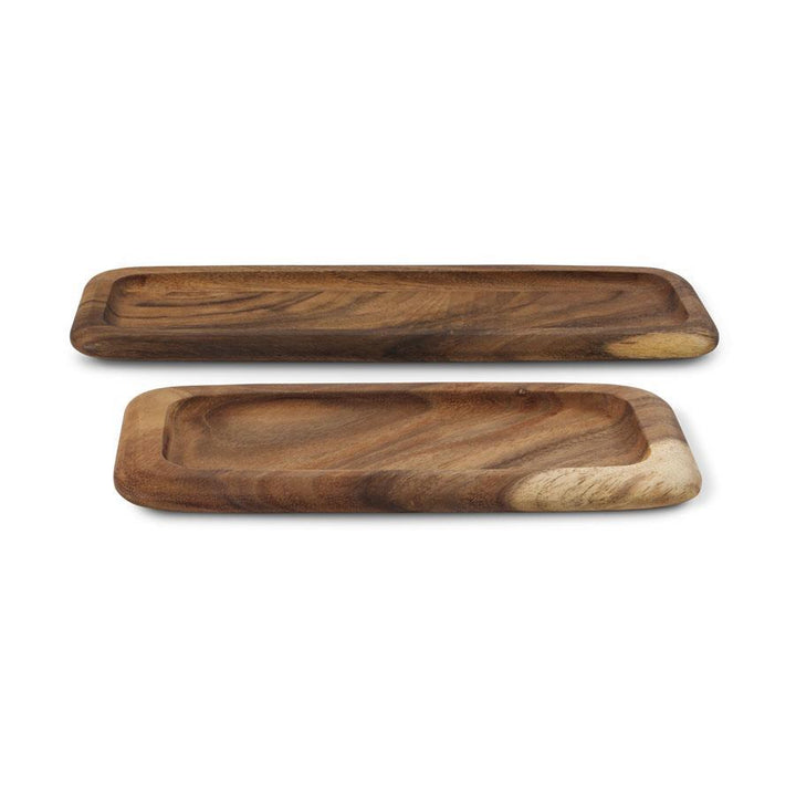 Carved Wood Tray - Madison's Niche 
