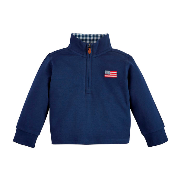 Flag Quarter Zip Madison's Niche 