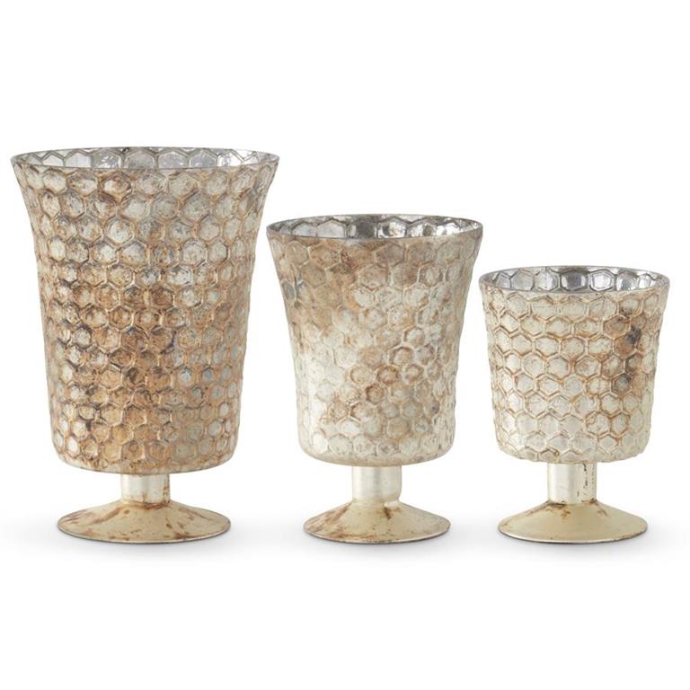 Honeycomb Fluted Vase - Madison's Niche 