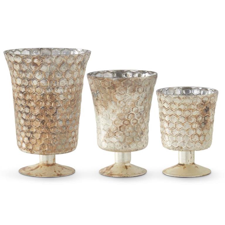 Honeycomb Fluted Vase