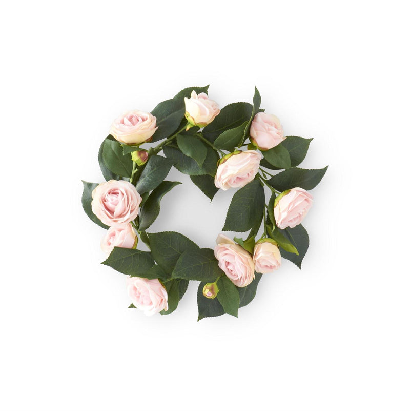 Pink Camelia Wreath - Madison's Niche 