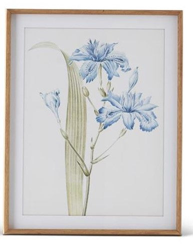 Wood Framed Floral Print