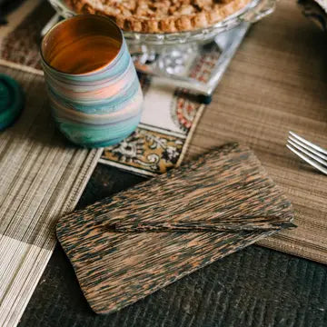 Palm Wood Serving Dish