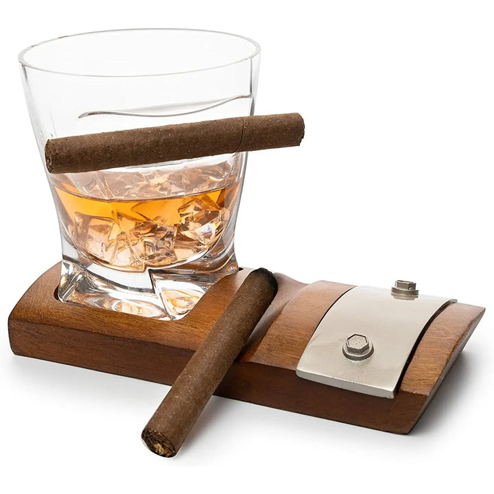 Cigar Glass & Coaster